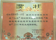 2000年度先進(jìn)實(shí)驗(yàn)校